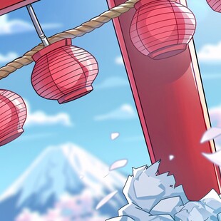 汗汗漫画新连载《花店与信》封面